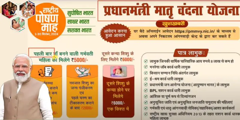 PM Matru Vandana yojana Online Apply 2024 पीएम मातृ वंदना योजना मे आवेदन कैसे करें