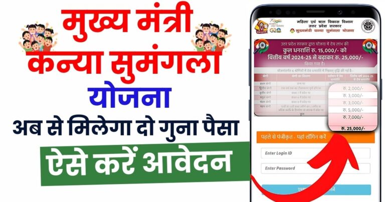Kanya Sumangala Yojana online Apply 2024 1 कन्या सुमंगला योजना online apply