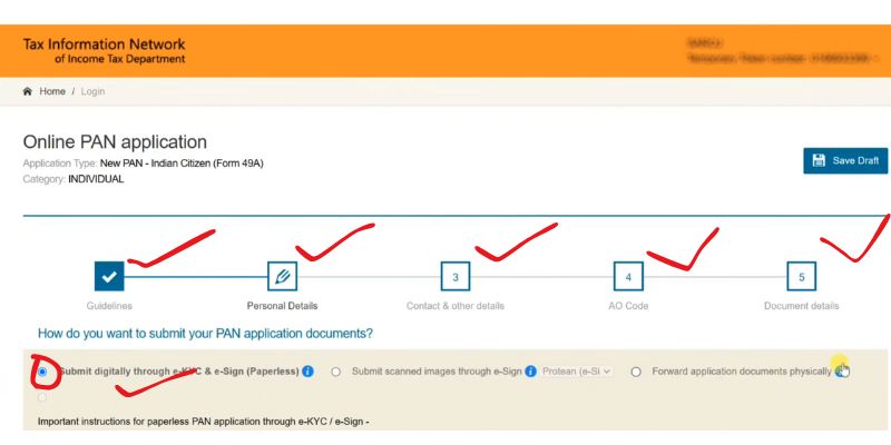 how to apply a new PAN card with photo & QR in 2025