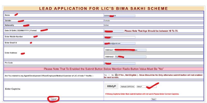 bima sakhi yojana bima sakhi yojana